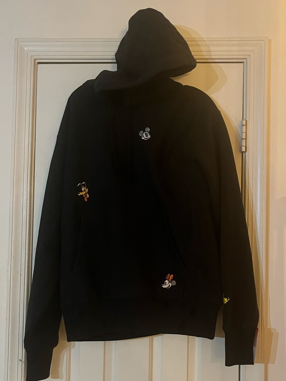 Champion Disney Reverse Weave Hoodie Black Size Medium NEW